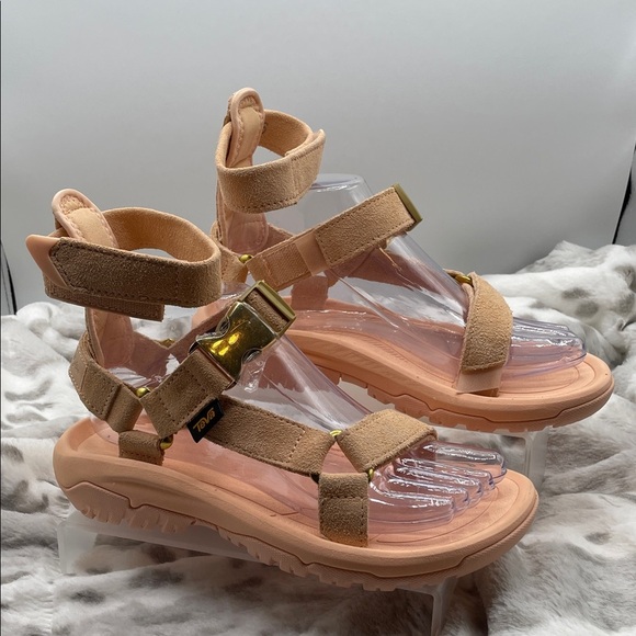 Teva Hurricane XLT2 Women's Peach Sandals, removable ankle strap, size 6 NEW - Picture 3 of 8